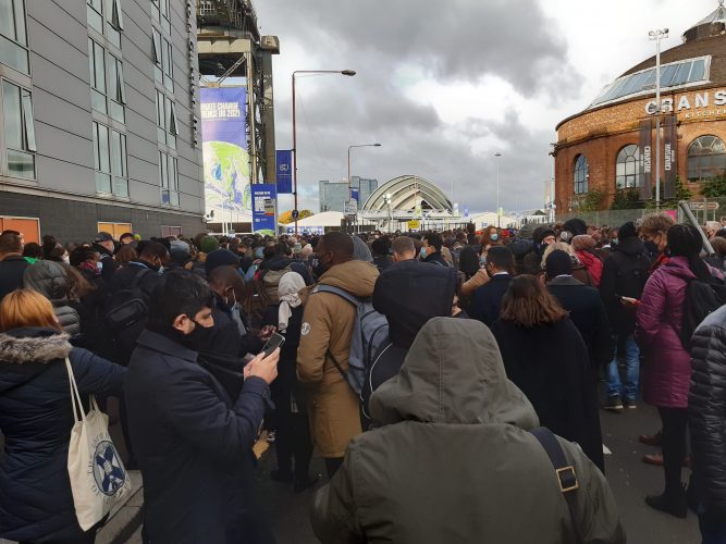 COP26 - the two hour queue to entry