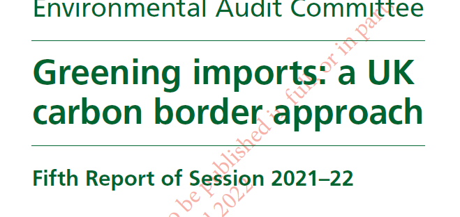 Front cover of report